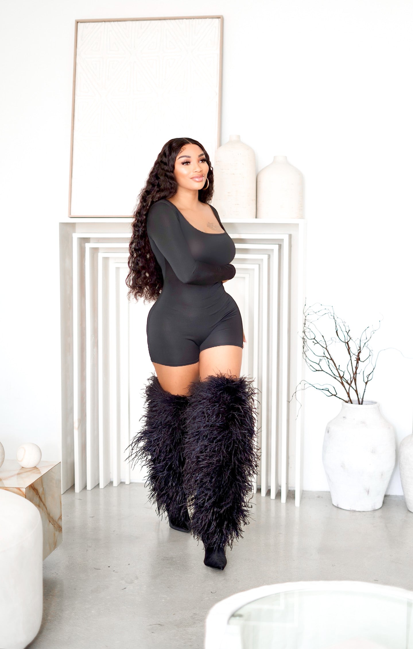 Jimmie Romper (Black)