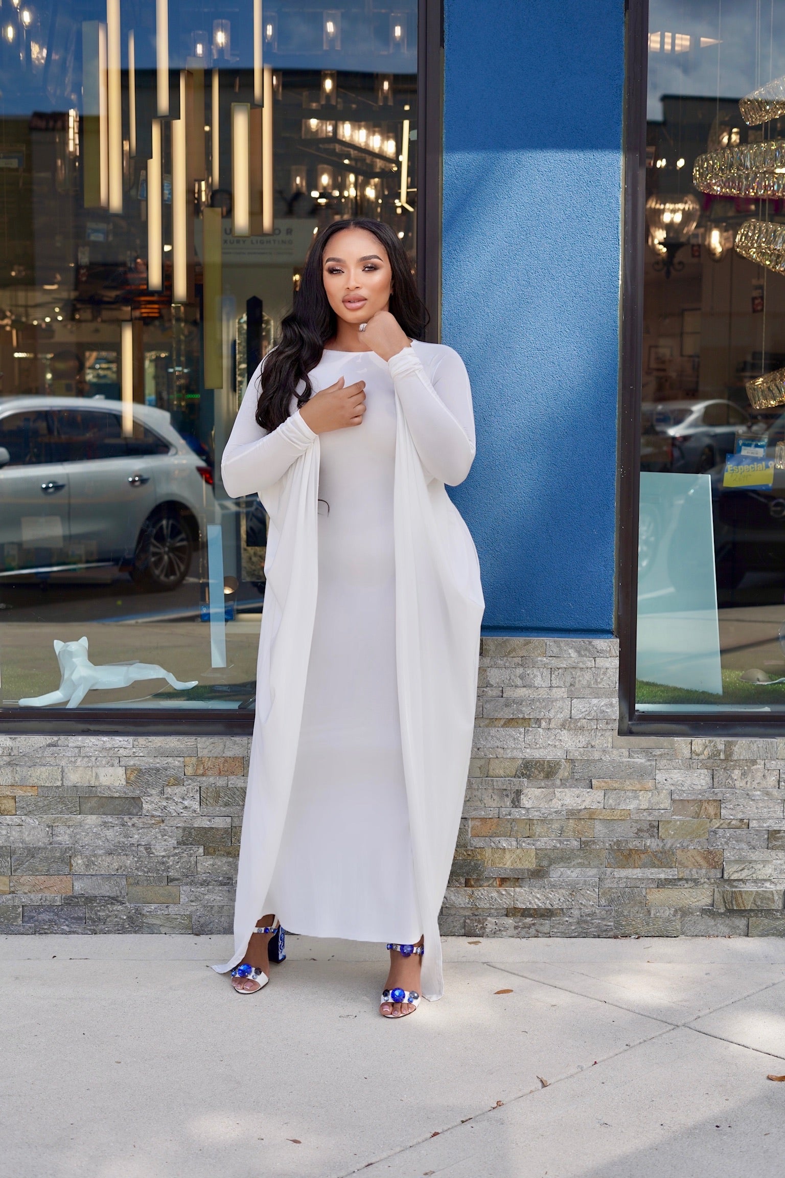 Angel Dolman Sleeve Maxi Dress