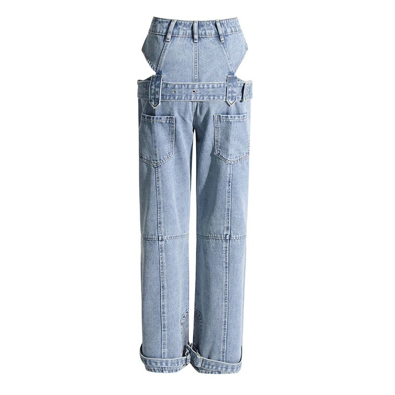 Cut it Out Denim Pants