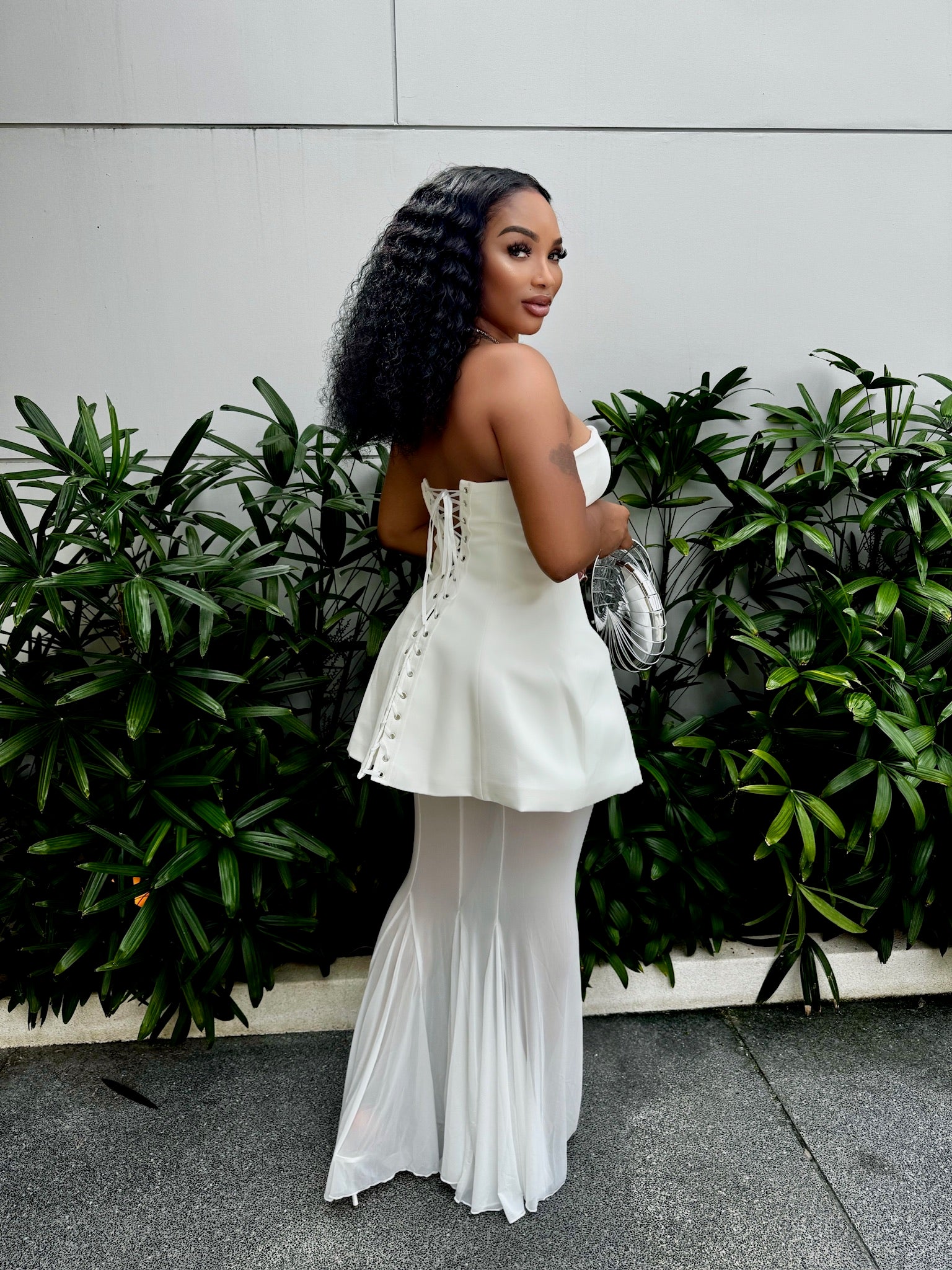 Zuma Dress Set (White)