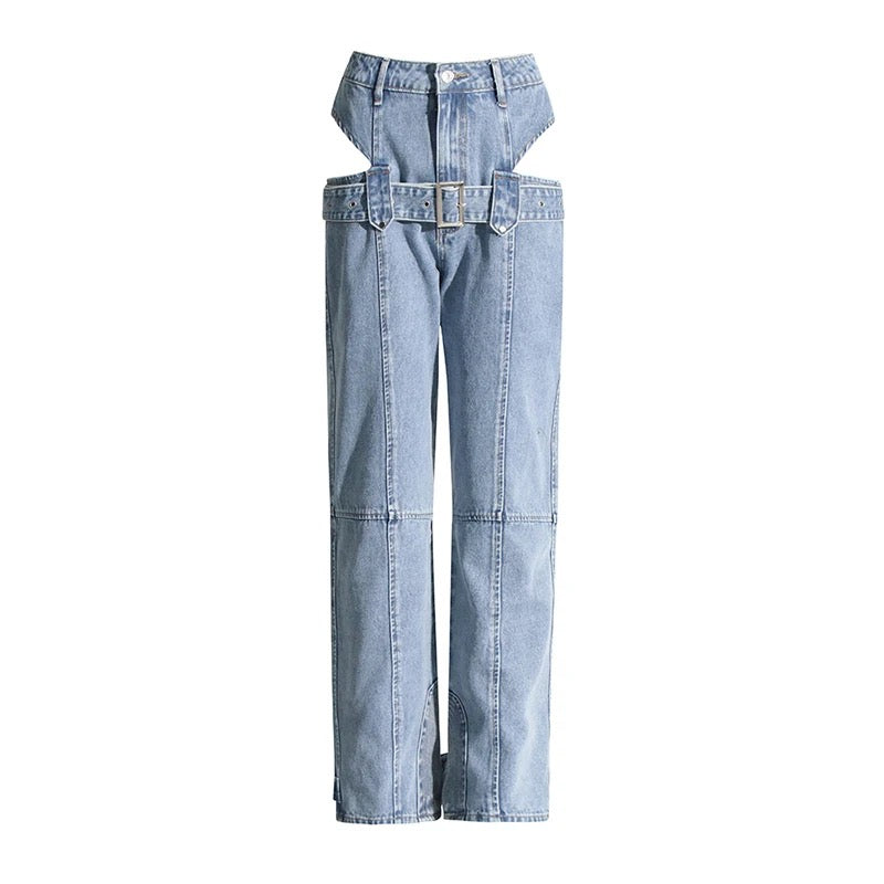 Cut it Out Denim Pants
