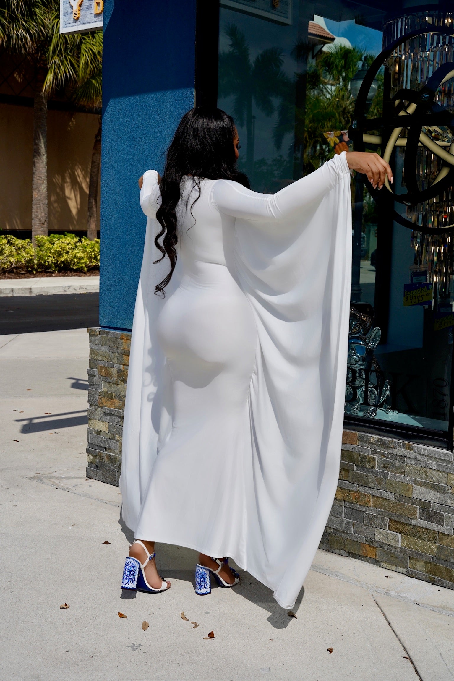 Angel Dolman Sleeve Maxi Dress