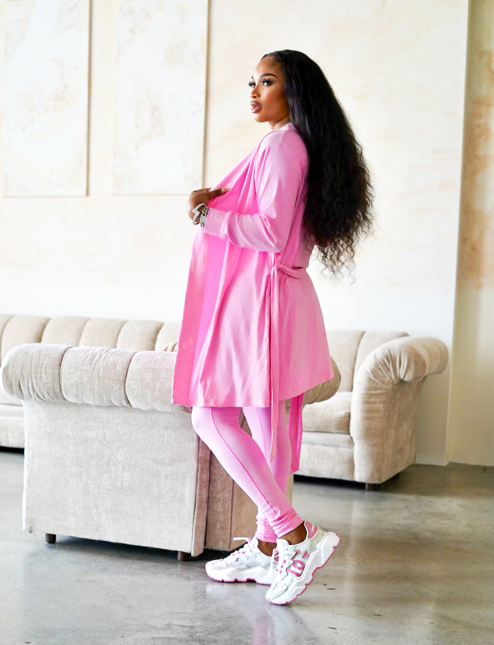 Baesic Cardigan (Pink)