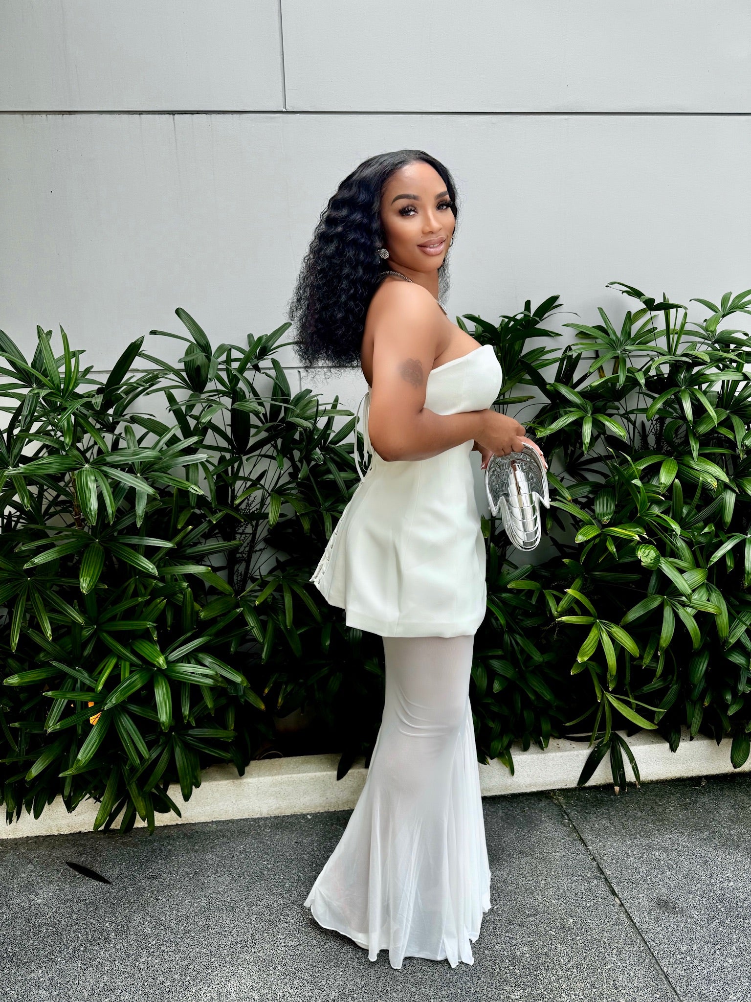 Zuma Dress Set (White)