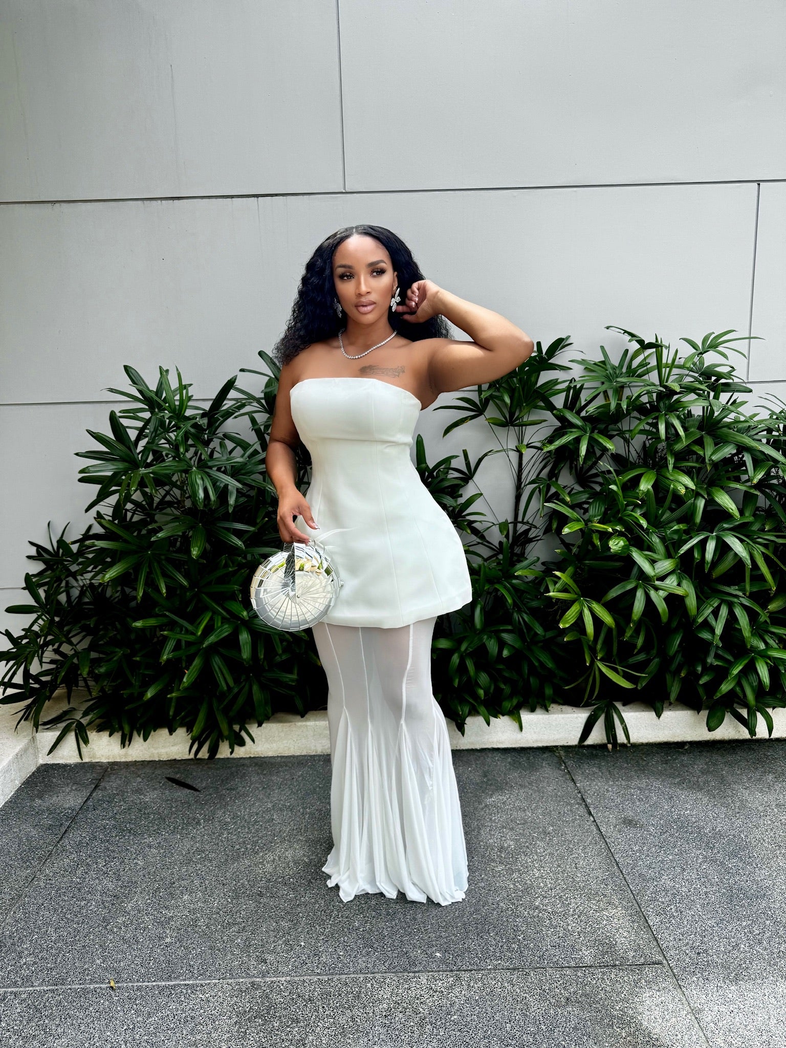 Zuma Dress Set (White)