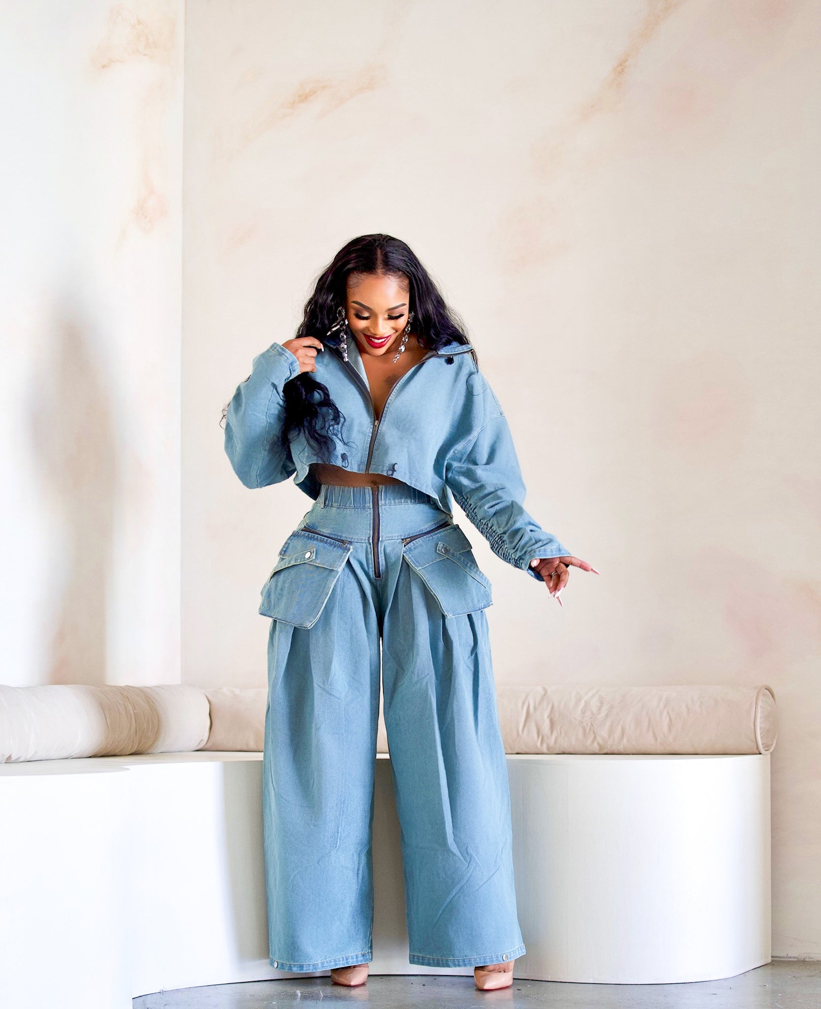 No Limit Jeans Set (Denim)
