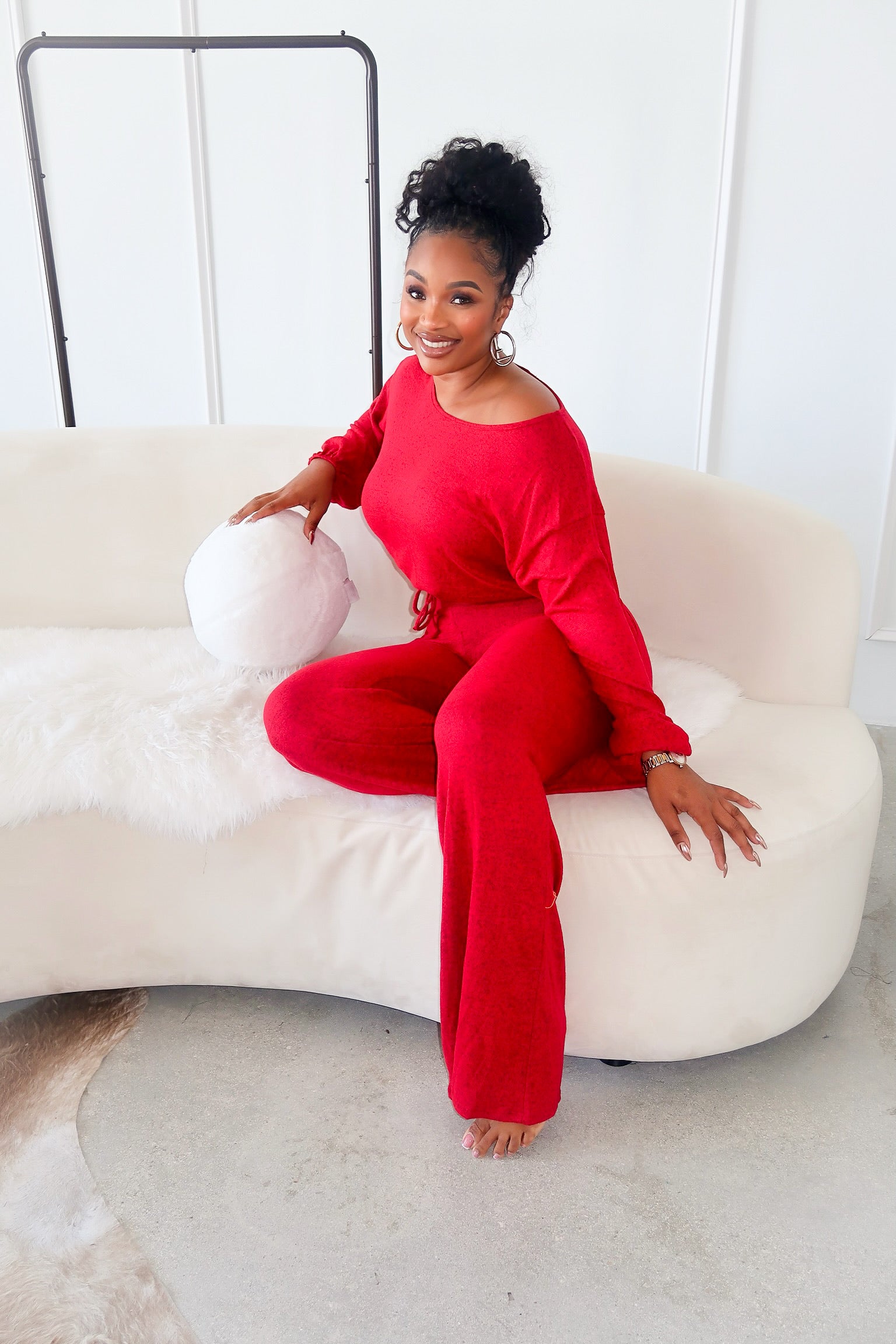 Mila Lounge Set (Red)