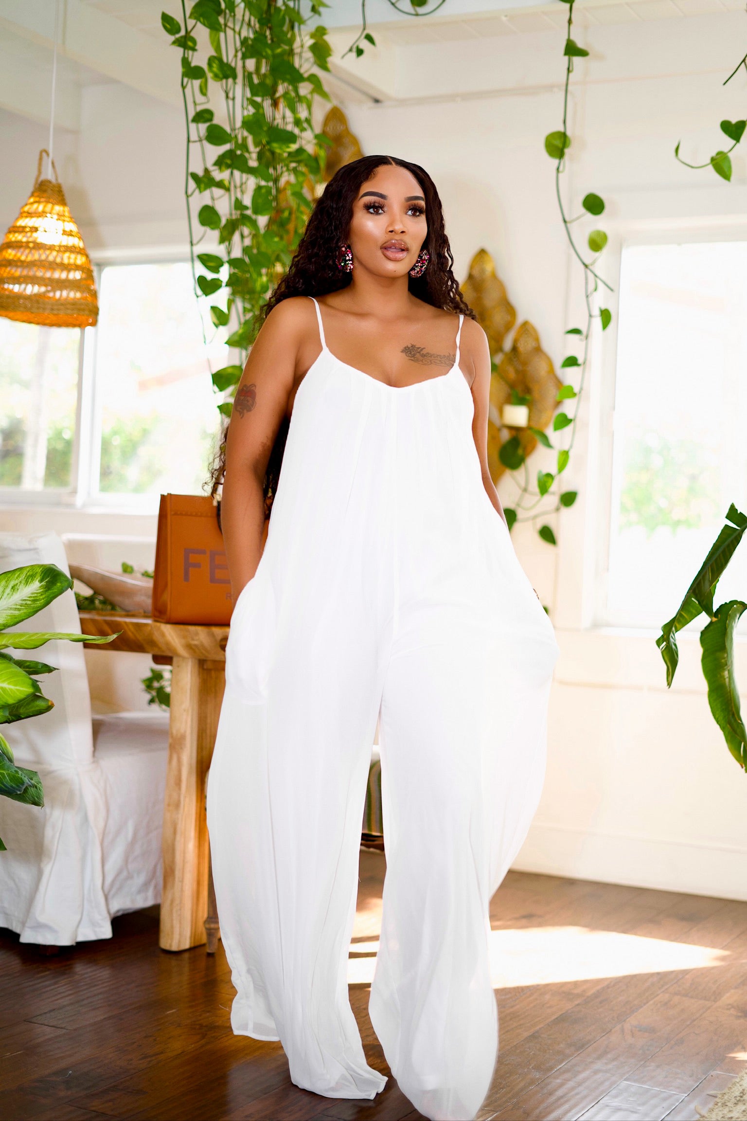 Zola Jumpsuit (White)