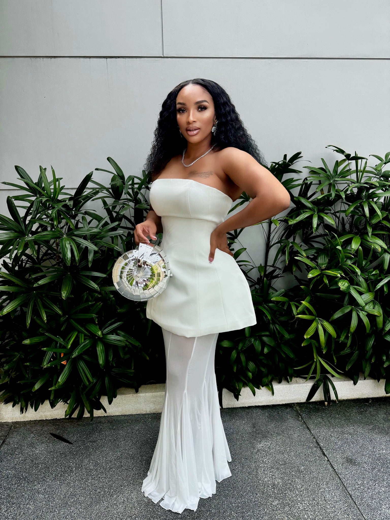 Zuma Dress Set (White)