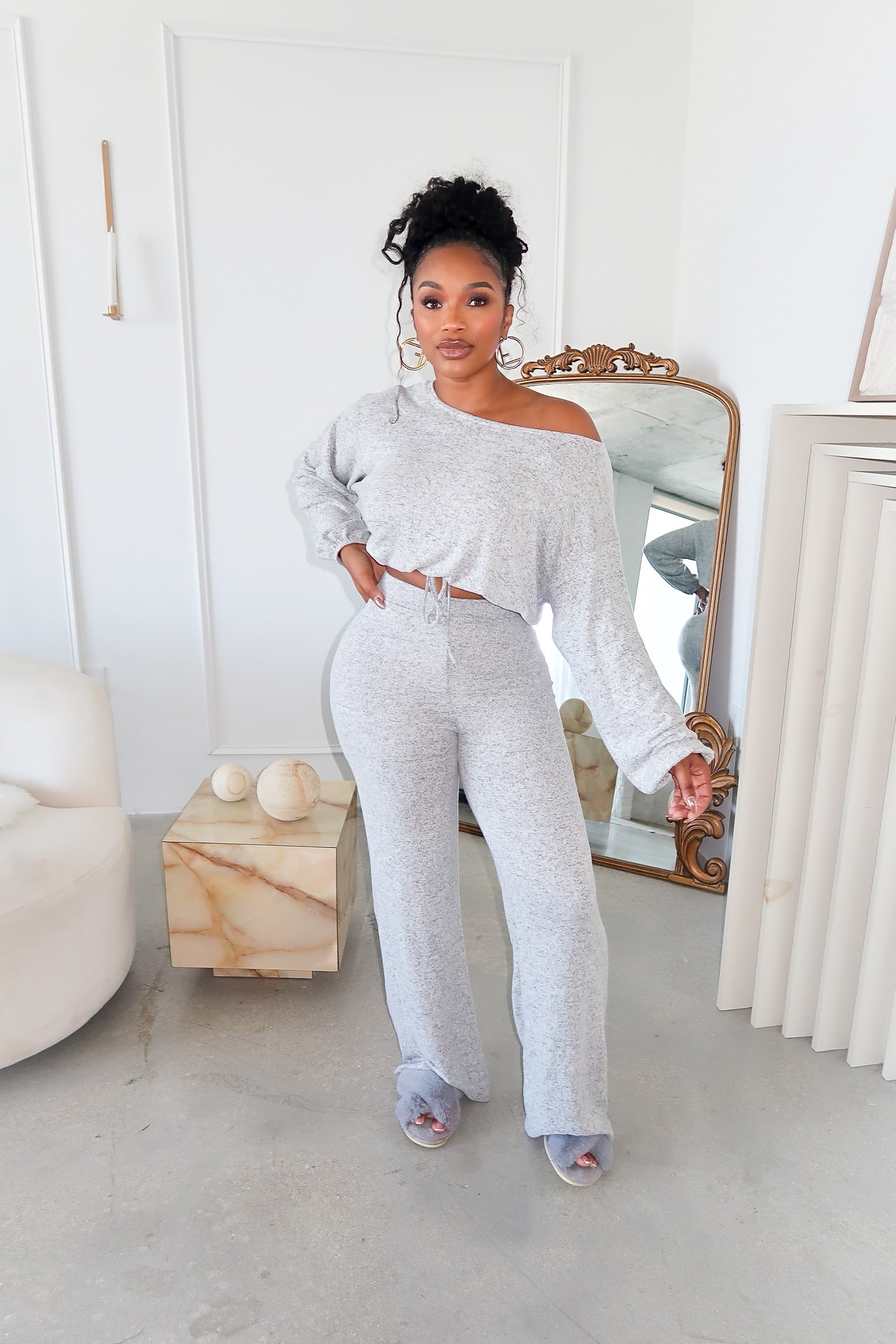 Mila Lounge Set (Grey)