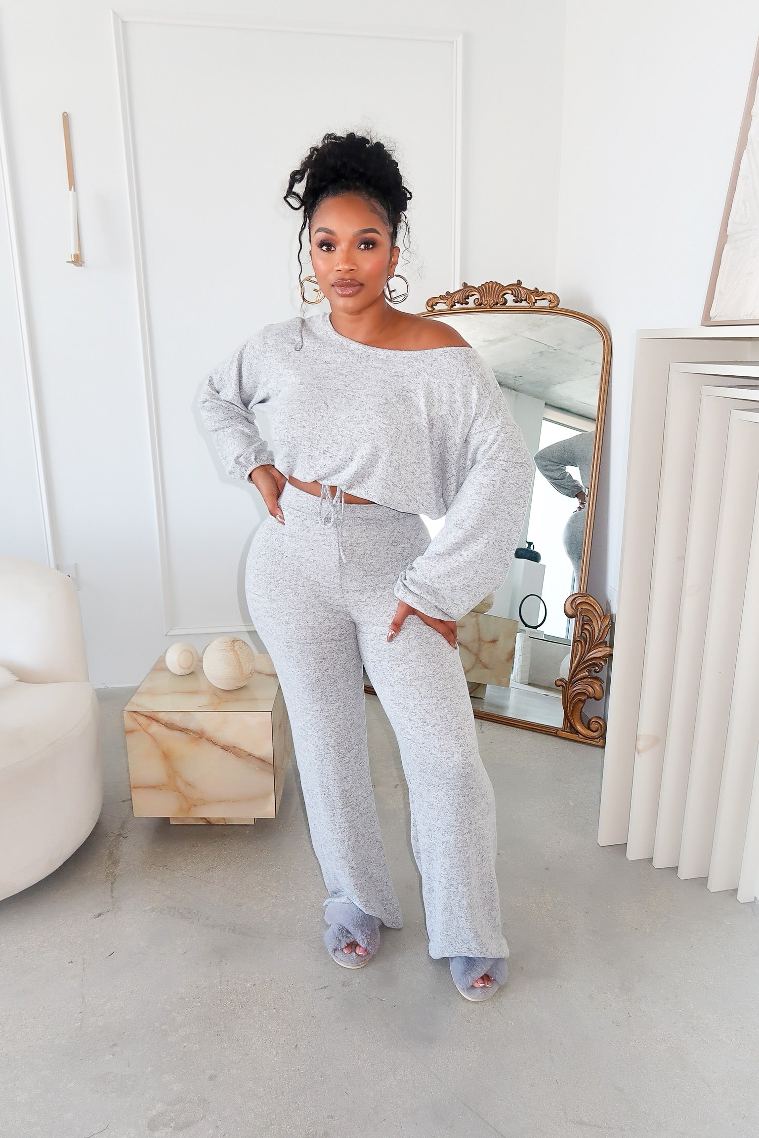 Mila Lounge Set (Grey)