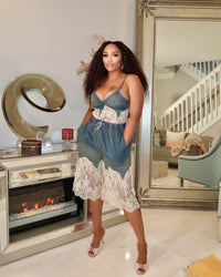 Lacey Denim Set
