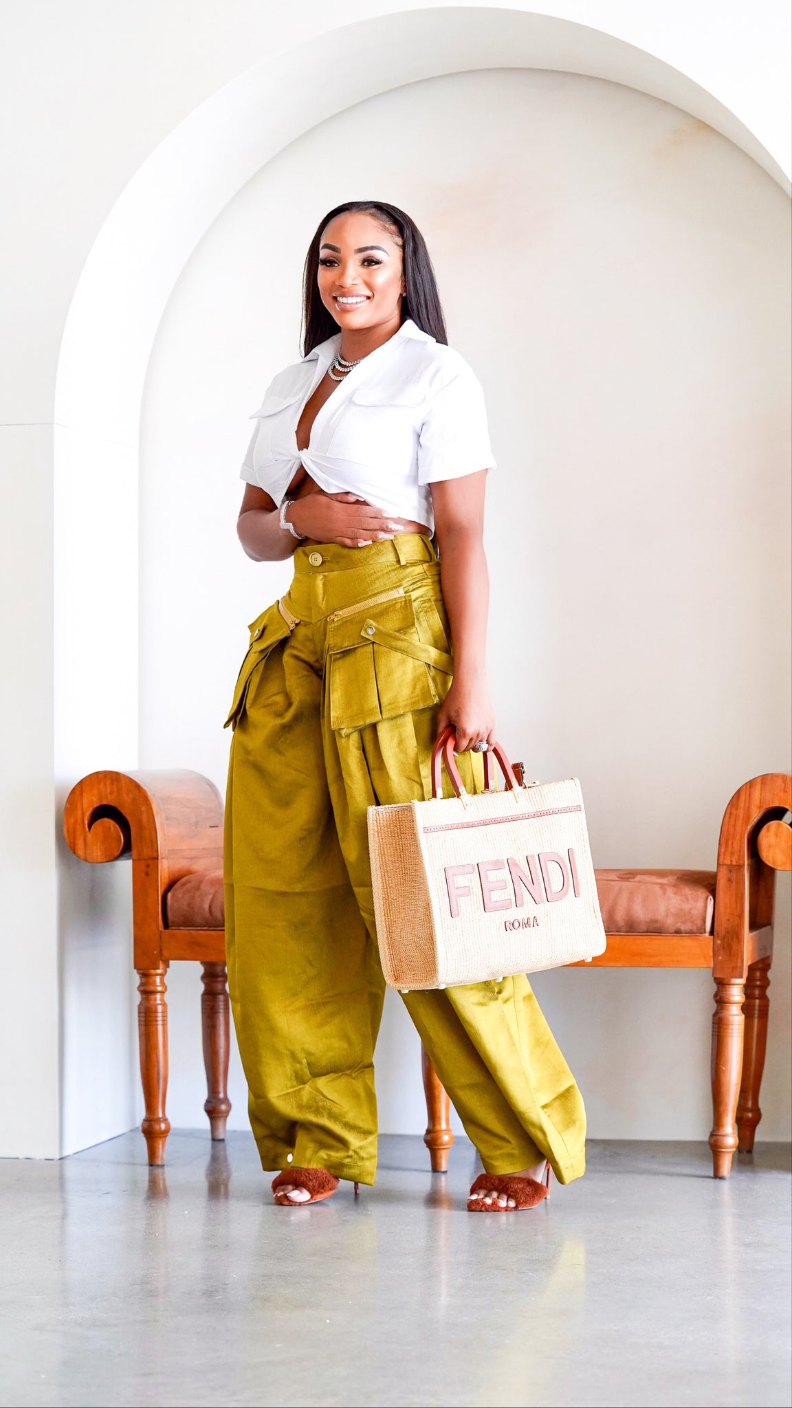Olive Cargo Pants